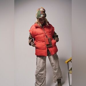 FP Movement by Free People Orange Puffer Vest
